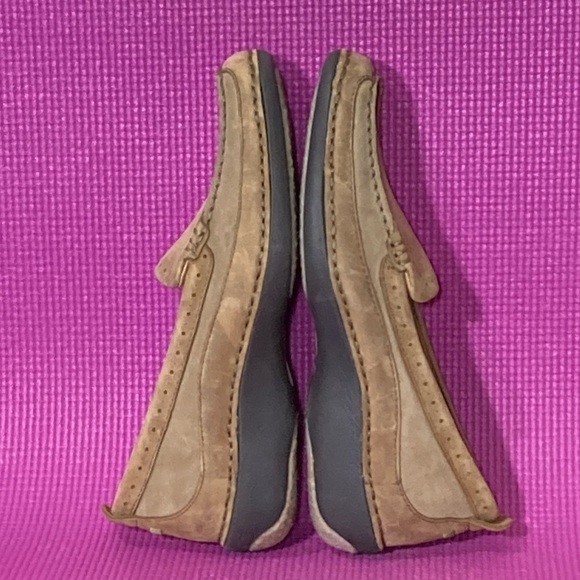 Corkies Women's Tan Suede Leather w/Cork Insoles Slip On Loafer Shoes - Size 6.5 - Picture 8 of 10